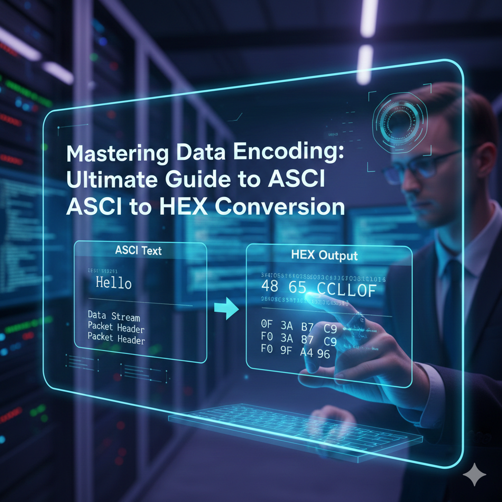 Mastering Data Encoding: The Ultimate Guide to ASCII to HEX Conversion