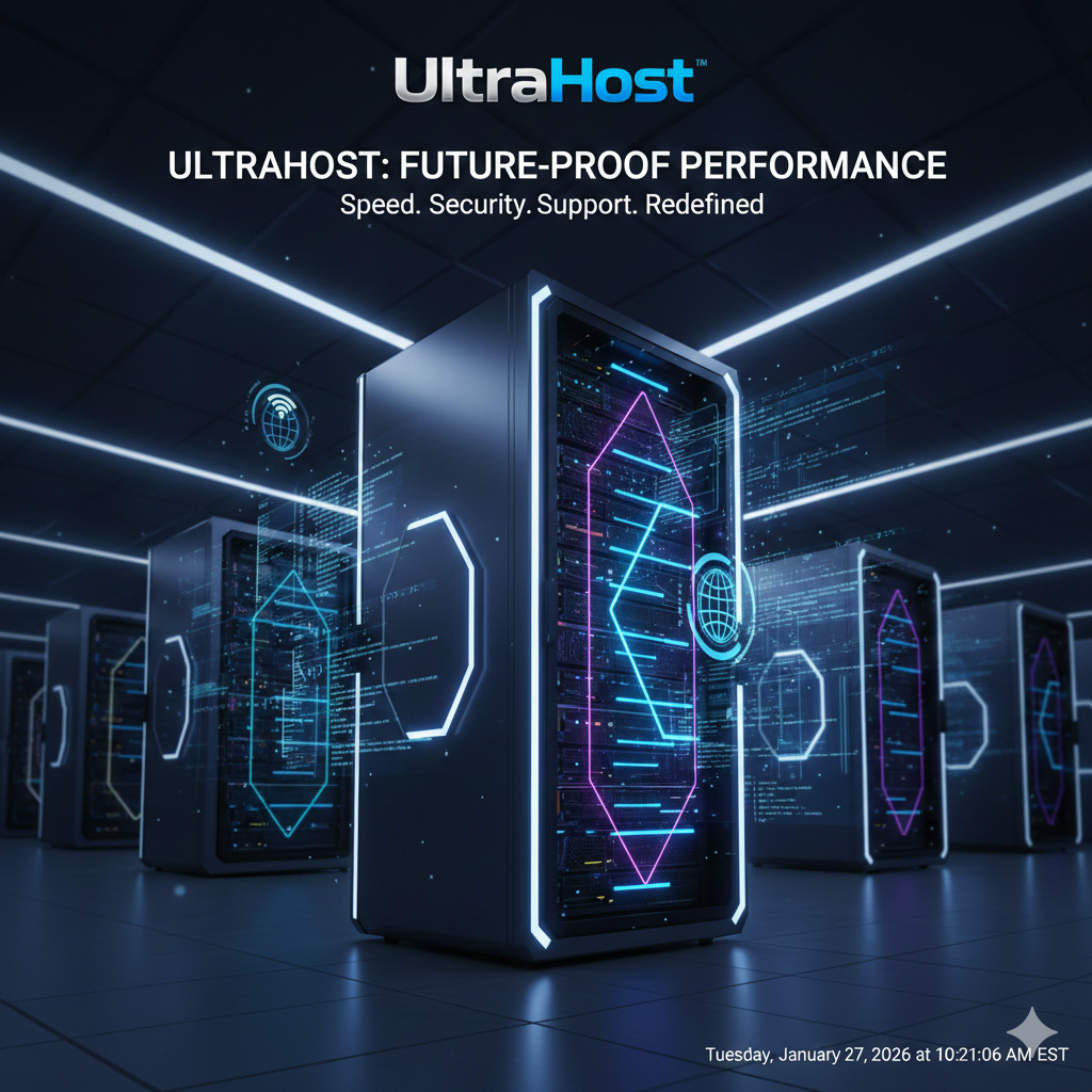 Domina la Red: Por Qué UltraHost es el Futuro de tu Proyecto