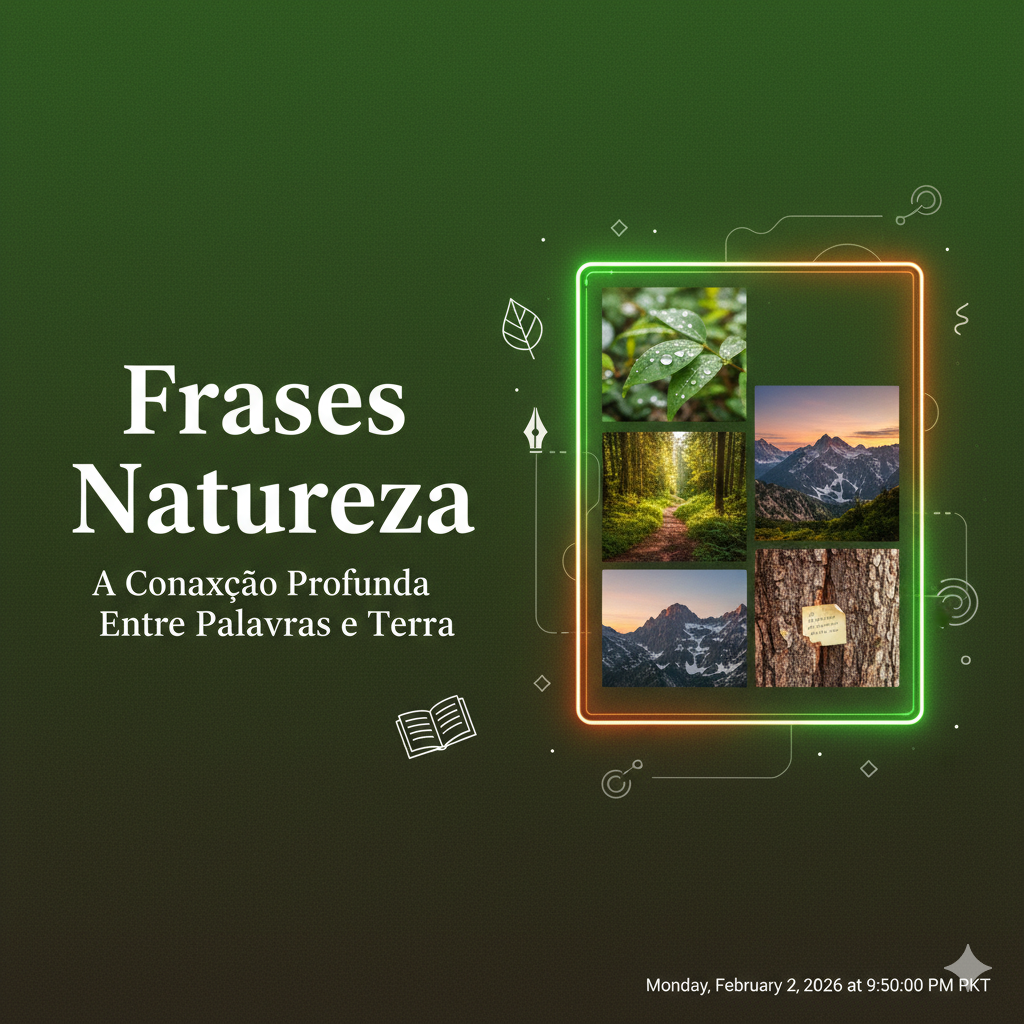 Frases Natureza: A Conexão Profunda Entre Palavras e Terra
